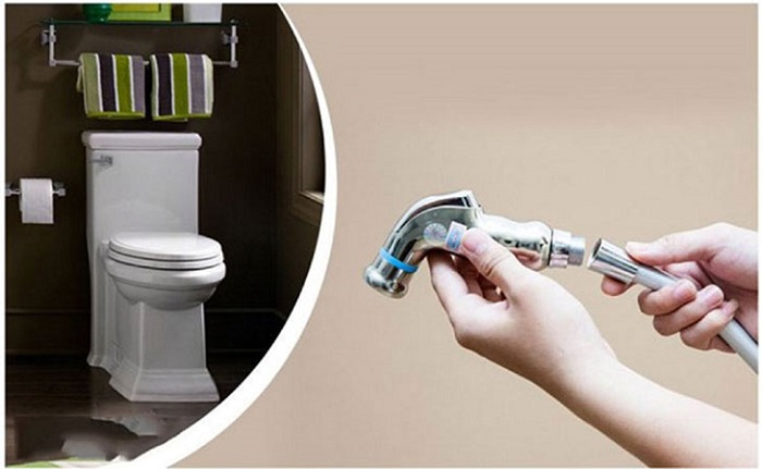 Cách xử lý vòi xịt vệ sinh bị rỉ
